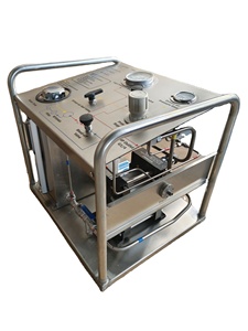 Wingoil áp lực cao 500 Bar xách tay <span class=keywords><strong>gas</strong></span> Booster bơm thủy tĩnh Máy kiểm tra ống bơm thủy lực - Product Image 3