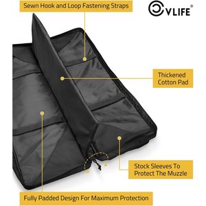 กระเป๋าใส่ของ Cvlife แบบนุ่ม ขนาด 42 นิ้ว พร้อมซิปล็อค กระเป๋าเป้สะพายหลังสำหรับอุปกรณ์ล่าสัตว์ - Product Image 2