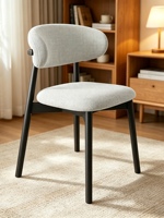 Chaise de salle à manger ergonomique en bois massif épaissi, design nordique moderne, mobilier haut de gamme pour la maison, le bar, l'appartement, la salle de sport, l'atelier