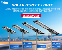 Lampadaire Solaire Extérieur LED en Aluminium 60W 80W 90W avec Caméra de Surveillance