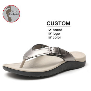 Có thể điều chỉnh dụng cụ chỉnh hình plantar Fasciitis mắt cá chân thể thao phục hồi Slide chỉnh hình phụ nữ Giày độc đáo Flip Flop - Product Image 1