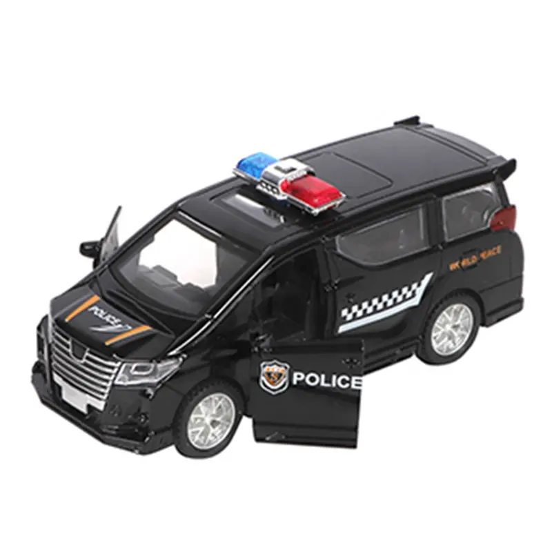 QS prezzo di fabbrica simulazione per bambini scala 1:32 porta di apertura modello in lega auto della polizia tirare indietro Mini collezione giocattoli veicoli pressofusi