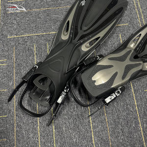 Palmes de plongée, surf et natation, modèle professionnel pour adultes, style long extensible, pour entraînement intensif - Product Image 4