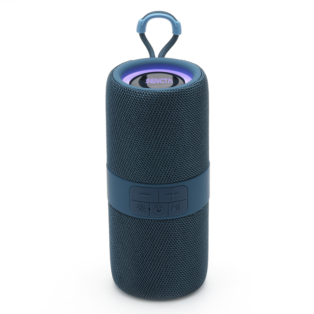 Wholesale Price Custom Portable Mini Wireless Speaker Stereo Mini Speakers with Rope Portable Type Colorful LED Light Speaker