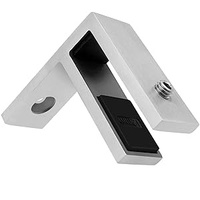 Aleader – Fixations en acier inoxydable pour verre, serre-verre plat à 180 degrés pour balustrades et clôtures en verre