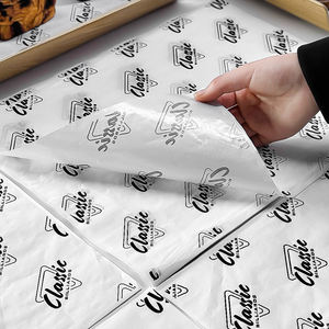 カスタム生分解性防水食品グレード耐油紙バーガー包装紙 - Product Image 1