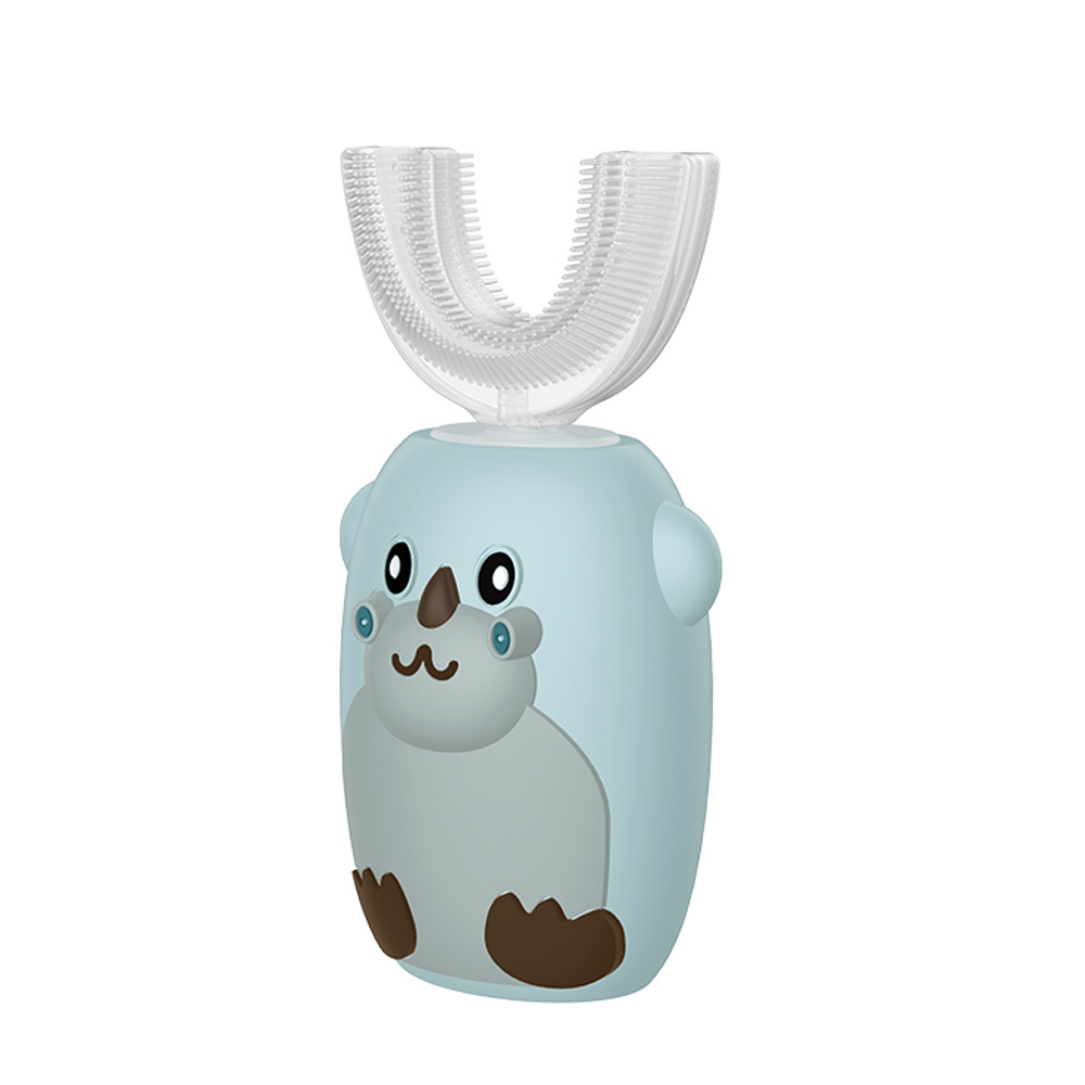 Электромагнитная волна, Новейшая электрическая заводская цена, U-образная щетка для чистки, детская зубная щетка