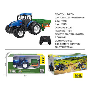 <span class=keywords><strong>Tracteur</strong></span> agricole à échelle 1/24 6CH 2.4G télécommandé <span class=keywords><strong>John</strong></span> & Deered avec camions d'engrais - Product Image 5