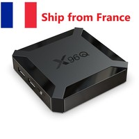 Expédition Depuis la France vers l'Europe Boîtier TV Intelligent X96Q Android 10 WiFi 2,4 GHz Allwinner H313 2G 16G, Lecteur Multimédia Décodeur X96Q