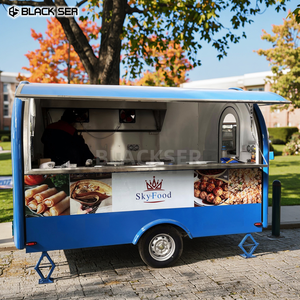 Petite remorque alimentaire mobile personnalisée en gros Mini camion de nourriture réfrigéré bon marché pour les entreprises avec cuisine complète - Product Image 1