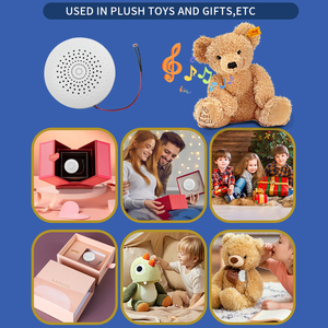 قابلة لإعادة الشحن 8 م مستشعر الضوء USB قابل للتنزيل وحدة صوت الموسيقى صندوق مسجل لهدية عيد الميلاد DIY رسالة شخصية - Product Image 2