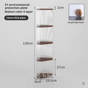 Le nouveau support de rangement triangulaire minimaliste pour salon convient pour placer des livres, de petites décorations, etc. - Product Image 6