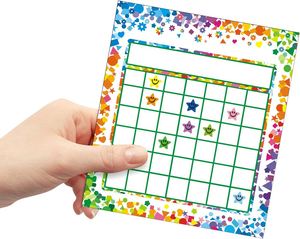 Tabla de incentivos para el aula de 80 hojas, 2400 pegatinas de estrellas de colores, tabla de recompensas para niños, estudiantes, uso doméstico y educativo - Product Image 3