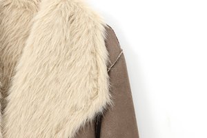 GX6318 Moda 2025 Abbigliamento Donna Boutique Cardigan con Collo Rovesciato <span class=keywords><strong>Trench</strong></span> Cappotto in Ecopelliccia Giacca in Jeans Invernale da Donna - Product Image 3