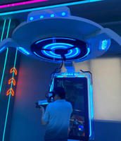 Simulateur de tir VR 9D, machine d'arcade de tir au pistolet VR, équipement de jeu de tir en réalité virtuelle à monnayeur pour centres de jeux