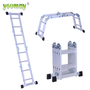 EN131 được phê duyệt có thể gập lại nhôm đa năng thang với nền tảng escalera Kính thiên văn - Product Image 4