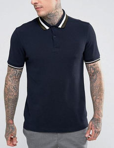 Camisa de Manga Corta Casual de Negocios para Hombre, Corte Regular, Cuello Alto, Jersey de Spandex/Algodón, Estampado por Transferencia Térmica a Rayas - Product Image 6