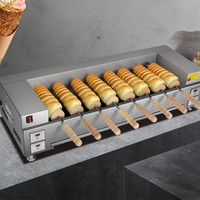 Machine à gaufres et à pain roulé électrique à 8 rouleaux pour gâteaux de cheminée hongrois, garantie 4 ans