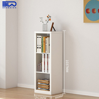 Armoire de classement moderne en métal blanc avec grande capacité de rangement pour salle à manger, bureau à domicile, salle de bain - Garde les essentiels à portée de main