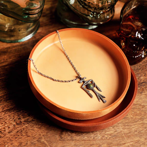 Heavy-Duty Italian Full-Grain Vegetable Tanned Leather Tray Handmade Desktop Catchall for Wenwan Jewelry Watches OEM/ODM - Product Image 1