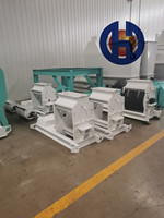 Nouvelle machine à marteaux SFSP robuste avec une capacité de 3 tonnes/h pour le broyage des ingrédients de soja et de maïs
