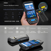 Terminal de point de vente tout-en-un avec lecteur de codes-barres, imprimante, robuste, Palm OS, GPS, RFID, PDA portable, processeur Intel, écran 5 pouces, stock pour magasin de détail