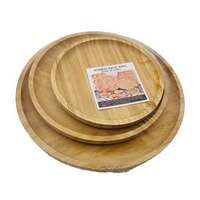 Assiette de table en bambou écologique moderne et durable, réutilisable, pour hôtels, restaurants, traiteurs, banquets et buffets (vente en gros)