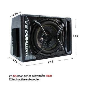 Caisson de basses portable pour <span class=keywords><strong>voiture</strong></span> VK P300 12 pouces avec amplificateur et boîte 600W RMS DC 12V Bobine vocale unique Vente en gros Guangdong - Product Image 5