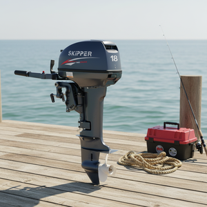 Moteur 2 temps 9,8 CV à injection directe, idéal pour la pêche sur 4-5 mètres - Product Image 3