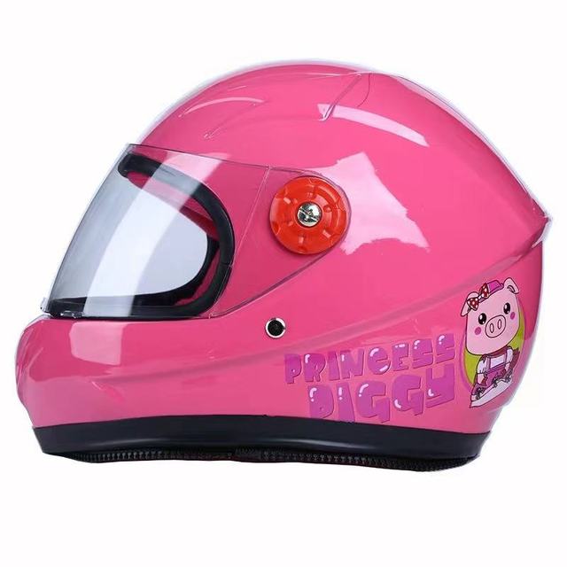 Factory Wholesale Racing Style Full Face Cycling Helmet for Kids Unique Cartoon Design with Safety First Priority New Condition