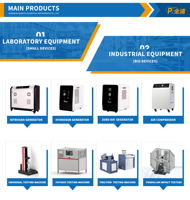 China Manufacturer Industrial Lab Grade High Flow Hydrogen Gas Generator 5L/min >99.999% Purity 0.4MPa 220V for Laboratory GC