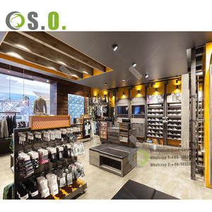 การออกแบบขั้นสูงสําหรับร้านขายรองเท้า ชุดผู้ชายหรูหรา และรองเท้าหนัง ร้านเฟอร์นิเจอร์ ชั้นวางเสื้อผ้า - Product Image 3