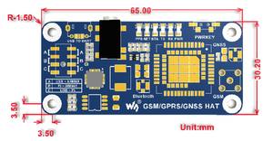 HAT GSM/GPRS/GNSS/BLE para Raspberry Pi, BLE 3.0, Compatible con <span class=keywords><strong>SMS</strong></span>, Llamadas Telefónicas, GPRS, DTMF, HTTP, FTP, <span class=keywords><strong>MMS</strong></span>, Correo Electrónico, GPS, Brújula - Product Image 6