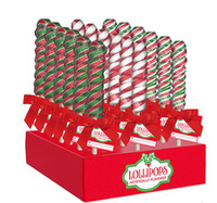 Sucettes colorées de saveurs de fruits assorties OEM Vente en gros Confiserie de Noël directement de l'usine