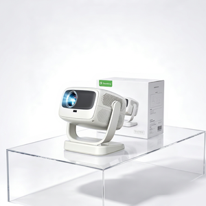 HT30PRO <b>Android</b> 11 4K Ultra High Definition Portable Home <b>Projector</b> Gimbal Design Auto Focus Clear Image Daytime Direct - Product Image 1