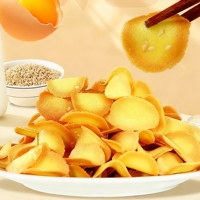 Délicieux thé de l'après-midi collation biscuits de marque privée personnalisés biscuits texture croustillante rouleau d'oeufs rouleaux frits aux oeufs sucrés
