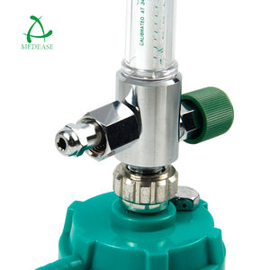 MEDEASE 医療用酸素流量計 Chemetron/Ohmeda アダプター 真鍮 アルミニウム グリーン 0-15LPM 流量範囲 酸素 CO2 N2 モデル用 - Product Image 2
