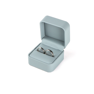 Cajas de embalaje de joyería de cuero PU cuadradas rectangulares personalizadas para anillos, pulseras, collares, pendientes - Product Image 6