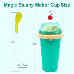 Vaso para Hacer Granizados, Vaso Mágico para Hacer Smoothies Congelados Rápidamente, para Hacer Batidos Caseros, Helados, Vaso Refrigerante Portátil - Product Image 3