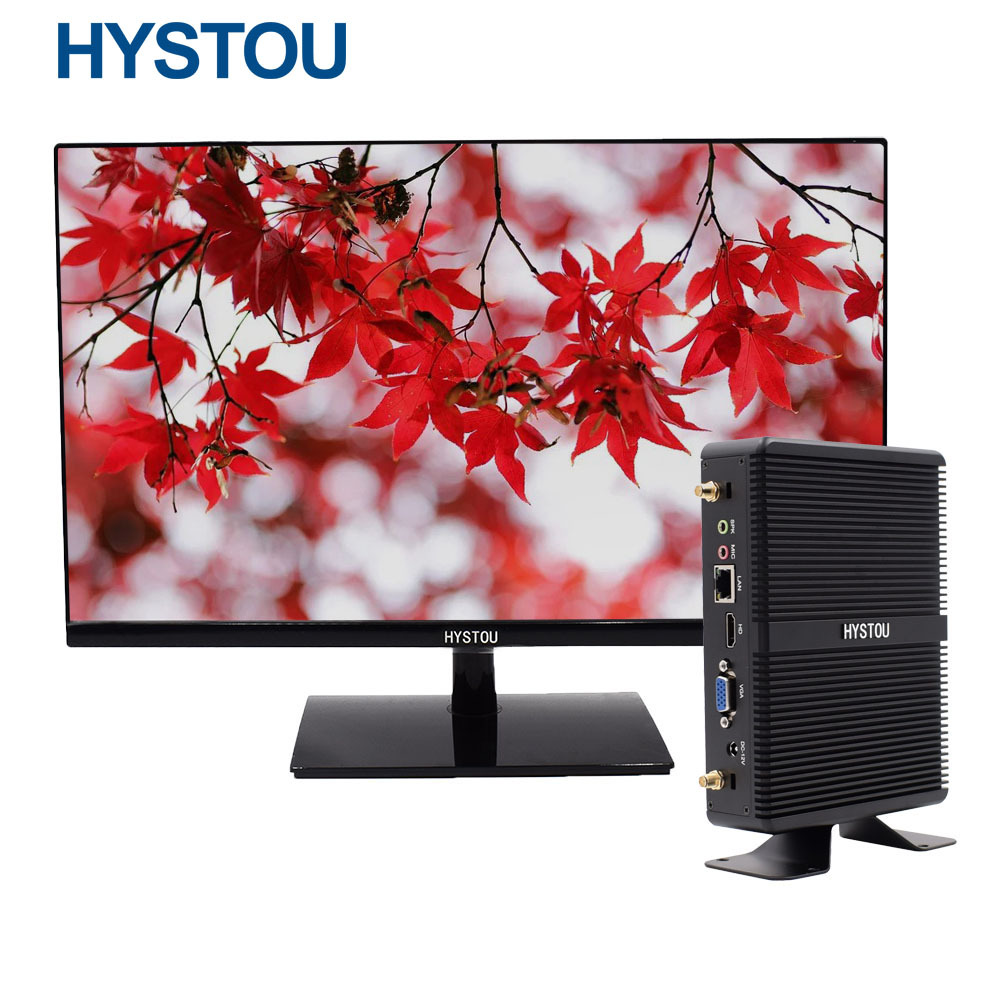 HYSTOU компьютерное оборудование 3 года гарантии Мини ПК Win10 Core i3 7167U компьютерное оборудование