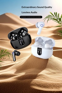 Écouteurs TWS ANC à design exclusif, <span class=keywords><strong>Bluetooth</strong></span> 5.4, sans fil, avec affichage LED de la batterie, longue autonomie et suppression du bruit - Product Image 4