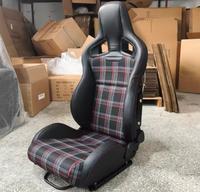Sièges baquet Recaro CS originaux en carbone, revêtement cuir PVC, sièges Recaro Pole Position, sièges de course universels de haute qualité, prix usine