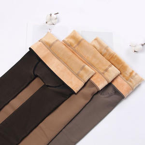 स्टॉक में सर्दियों छद्म पारदर्शी घिरना देवियों लेगिंग निर्बाध उच्च कमर मखमल फजी गर्म महिलाओं Pantyhose के/चड्डी - Product Image 2