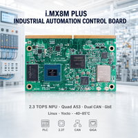 Carte de contrôle d'automatisation industrielle 2.3 TOPS NPU Quad Cortex A53 Dual CAN GbE Linux Yocto I.MX8M Plus SMARC System on Module