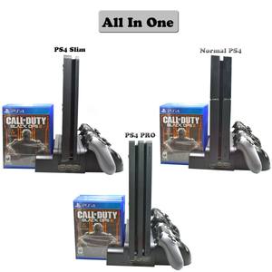 Estación de ventilador de refrigeración <span class=keywords><strong>VGBUS</strong></span> PS4 Stand para PS4 Slim/PS4 Pro Soporte vertical con puerto EXT de controlador dual Base de cargador - Product Image 5