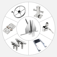 Accessoires de bateau personnalisés, quincaillerie marine, acier inoxydable 316, pièces de bateau et de yacht avec certificat CE