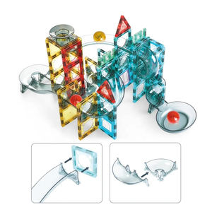 צינור צינור פלסטיק חוסם צעצועים 72 יח 'דיי הזזה מסלול בניין בלוקים צעצוע פאזל חינוכי - Product Image 4