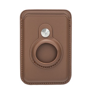 Cartera de Cuero PU de Fábrica <span class=keywords><strong>con</strong></span> Ranura para <span class=keywords><strong>AirTag</strong></span> para <span class=keywords><strong>iPhone</strong></span> Mini, Funda Trasera Magnética Segura para Teléfono Inteligente - Product Image 2