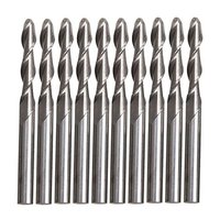Fraise en carbure monobloc Twotrees 4mm 6mm pour le travail du bois, outils de découpe CNC, machine à fraiser le bois 4 axes pour embouts à bois