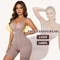 Faja colombiana transpirable de alta compresión para mujer, control firme de cintura, moldeadora de cuerpo, control de abdomen, postquirúrgica BBL